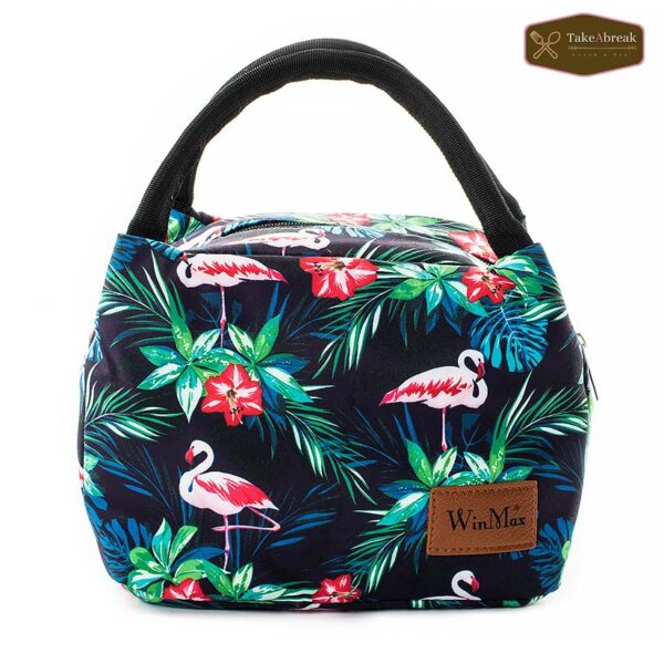 Sac Isotherme fleurs tropicales