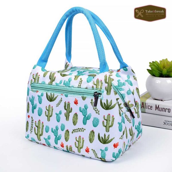 sac repas lunch bag isotherme cactus