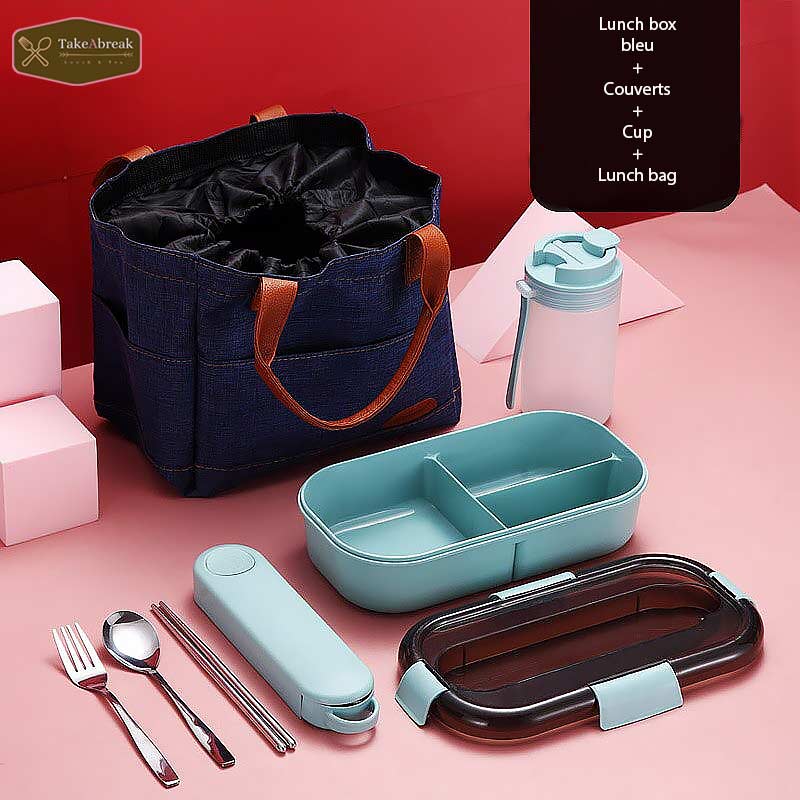 Lunch Box avec couverts + cup + sac repas