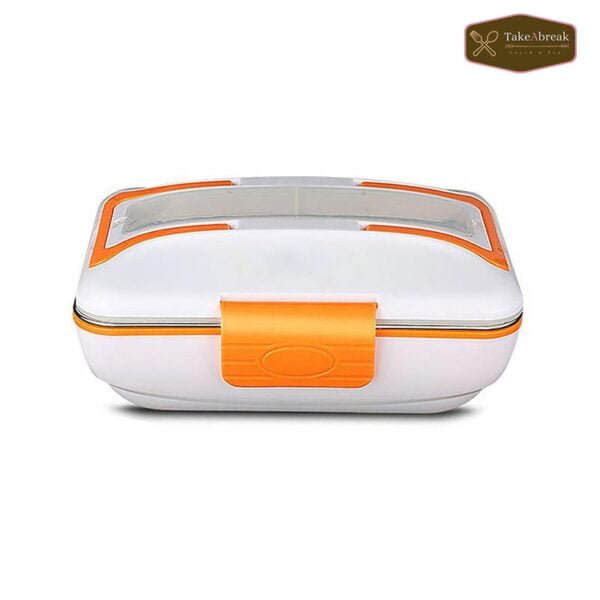 Lunch box chauffante électrique orange