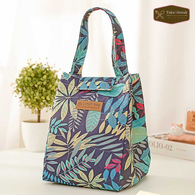 Petit Lunch Bag Femme Tropical