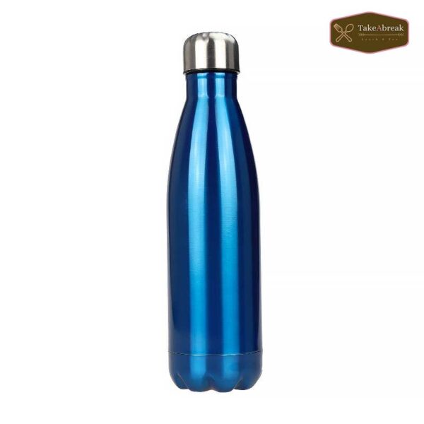 Bouteille isotherme bleue